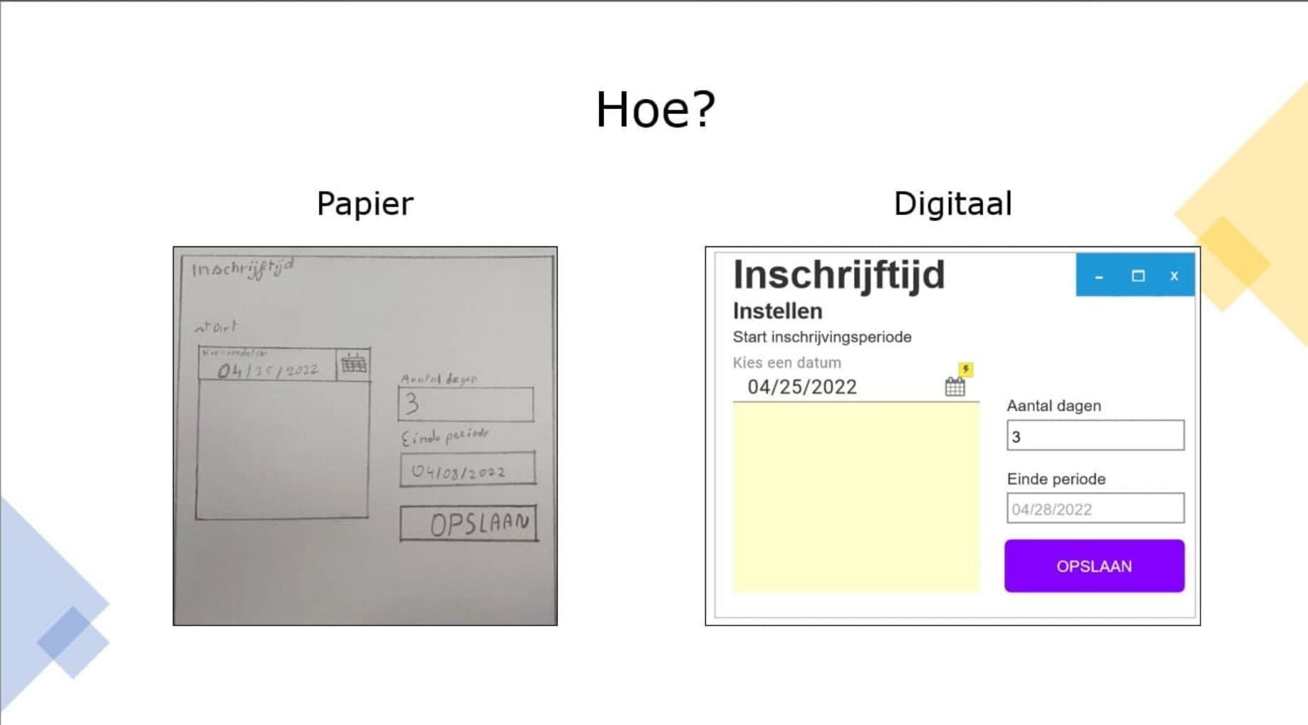 Powerpoint UML - Ontwerpen Wielrennersclub Applicatie